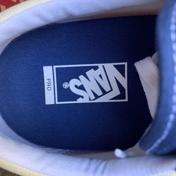 VANS OLD SKOOL PRO SLY NAVY/CLASSIC WHITE MENS - Picture 7 of 15